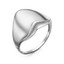 Серебряное кольцо с объемным верхом  с211541